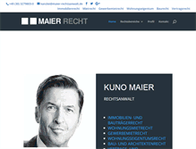 Tablet Screenshot of maier-rechtsanwalt.de